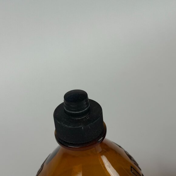 Vintage 1950s Clorox Bottles Set Amber Glass Brown Jug Prop Midcentury Decor Far - Picture 7 of 10